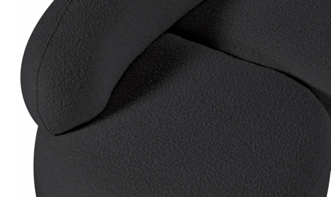 Meridian Venti Boucle Fabric Upholstered Loveseat