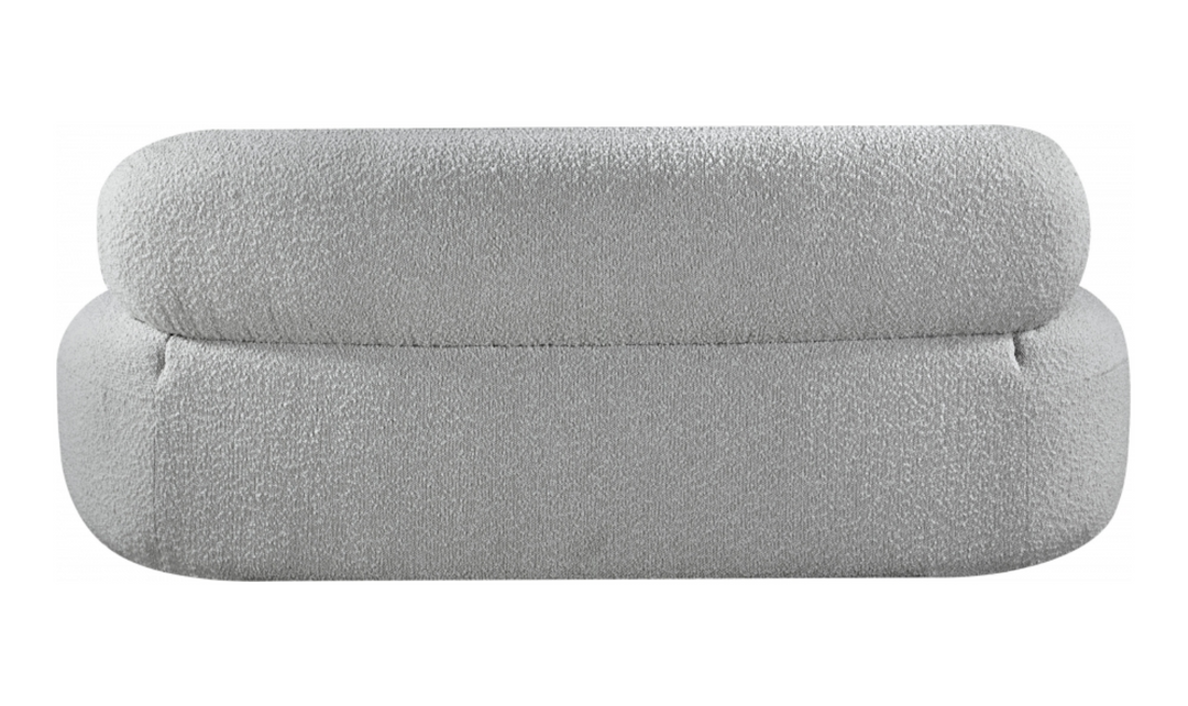 Meridian Venti Boucle Fabric Upholstered Loveseat