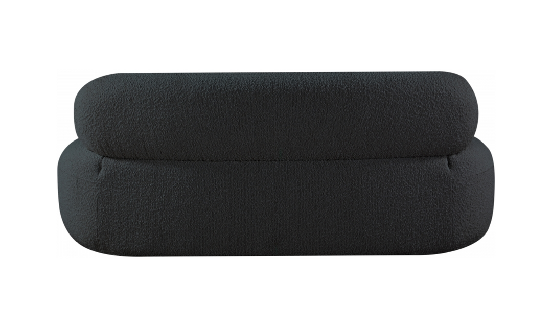 Meridian Venti Boucle Fabric Upholstered Loveseat
