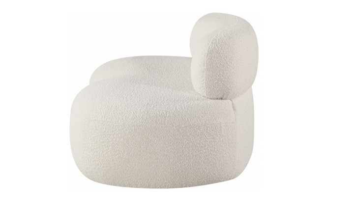 Meridian Venti Boucle Fabric Upholstered Loveseat