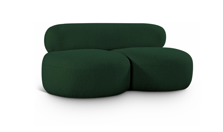 Meridian Venti Boucle Fabric Upholstered Loveseat