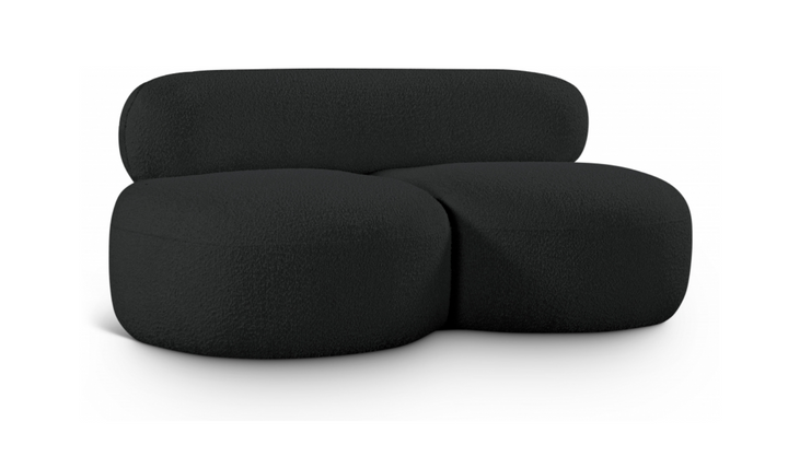 Meridian Venti Boucle Fabric Upholstered Loveseat