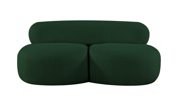 Meridian Venti Boucle Fabric Upholstered Loveseat