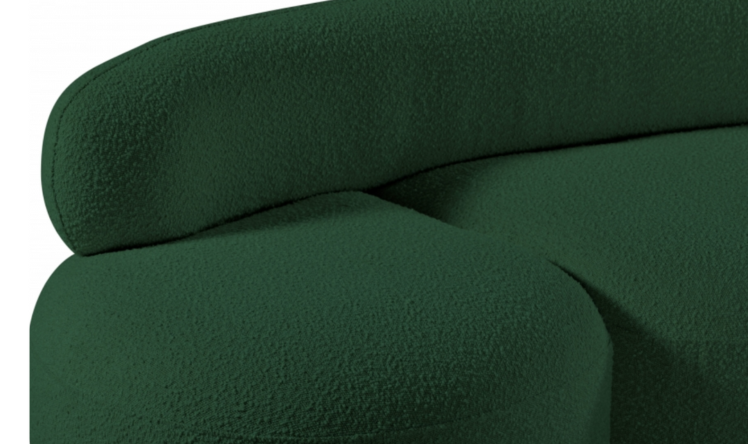 Meridian Venti Boucle Fabric Upholstered Loveseat