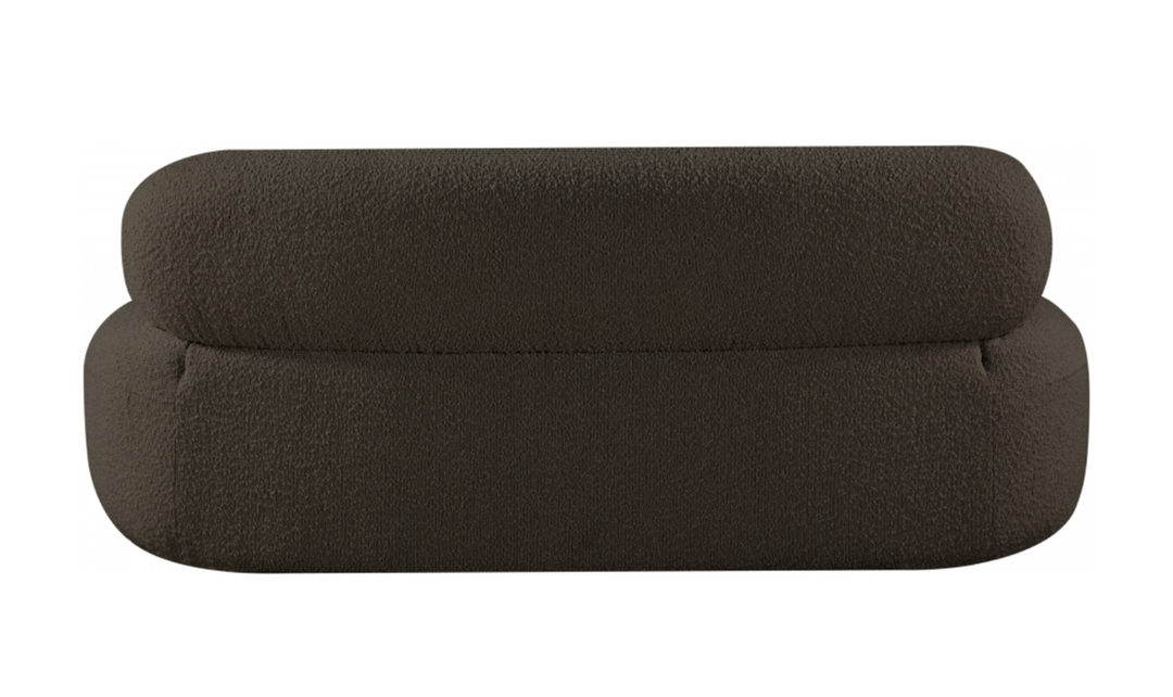 Meridian Venti Boucle Fabric Upholstered Loveseat