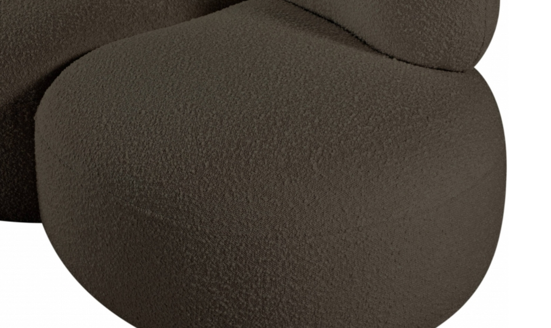Meridian Venti Boucle Fabric Upholstered Loveseat