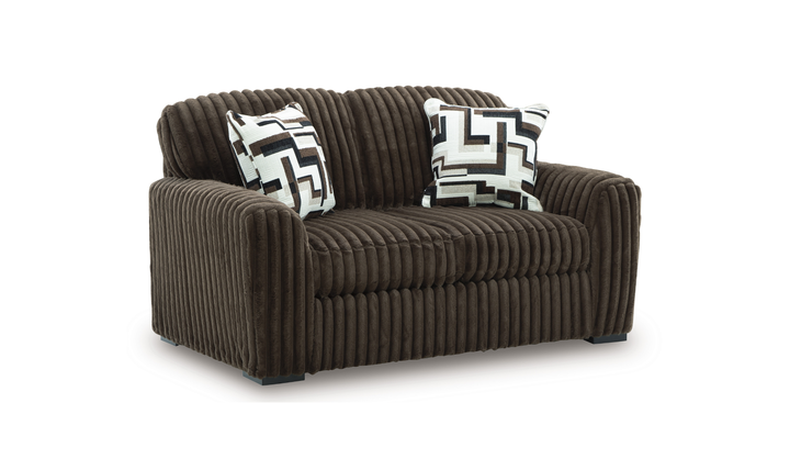 Modern Heritage Midnight-Madness Fabric Loveseat