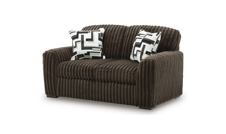 Modern Heritage Midnight-Madness Fabric Loveseat