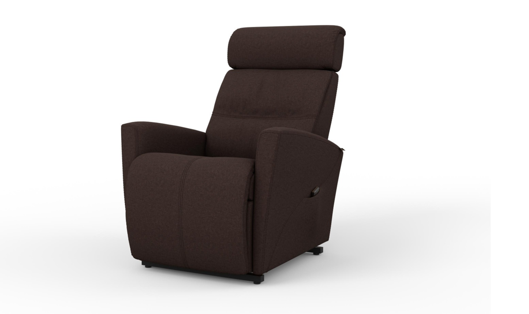 Fjords Milan Leather Power Lift Recliner Chair with Power Headrest