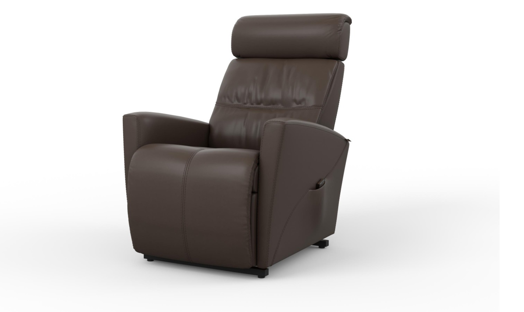 Fjords Milan Leather Power Lift Recliner Chair with Power Headrest