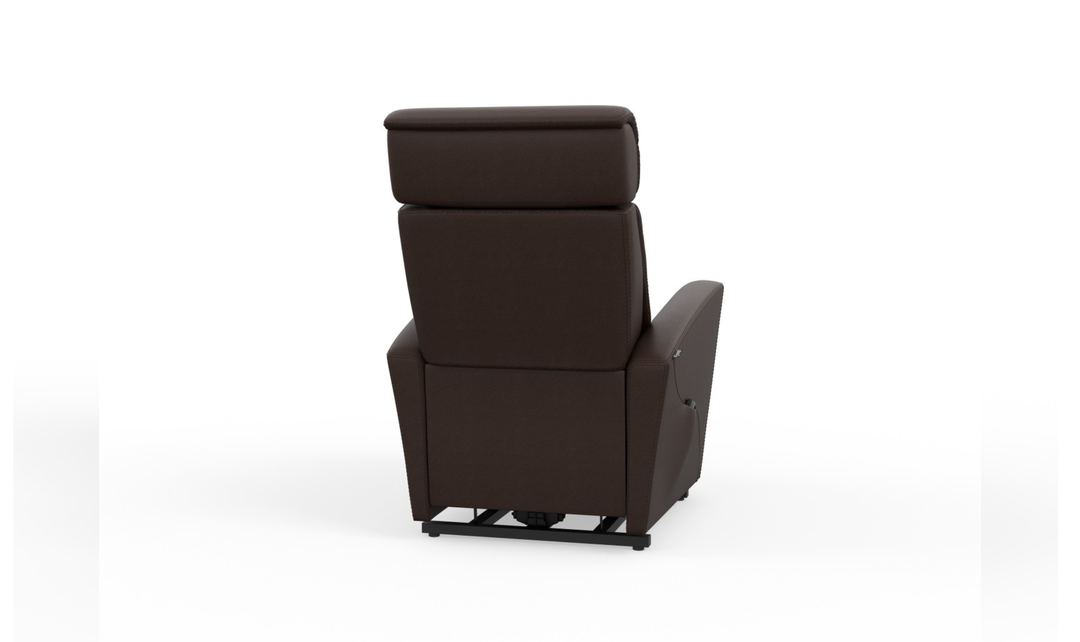 Fjords Milan Leather Power Lift Recliner Chair with Power Headrest