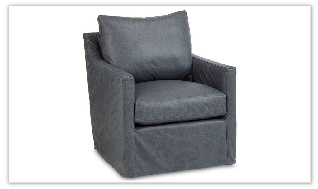 Four Seasons Miles Chair Leather with Track Arms