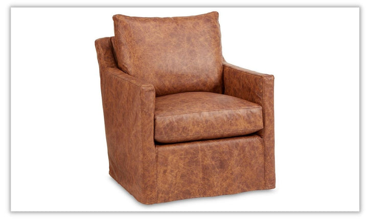 Four Seasons Miles Chair Leather with Track Arms