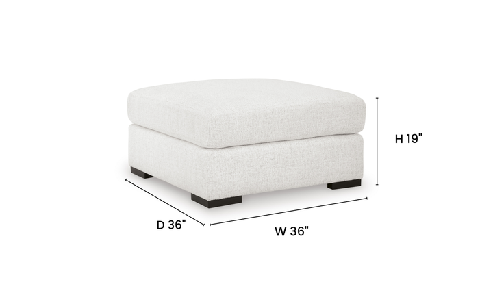 Modern Heritage Misty-Lakes Oversized Accent Ottoman - Jennifer Furniture