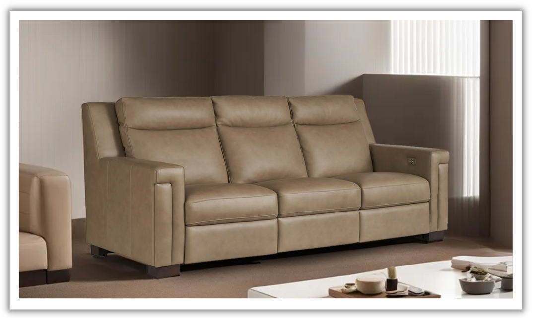 Mixon 3 Seater Power Reclining Sofa with USB Support