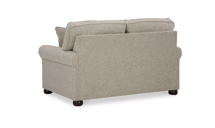 Modern Heritage Gaelon Fabric Loveseat with Accent Pillows