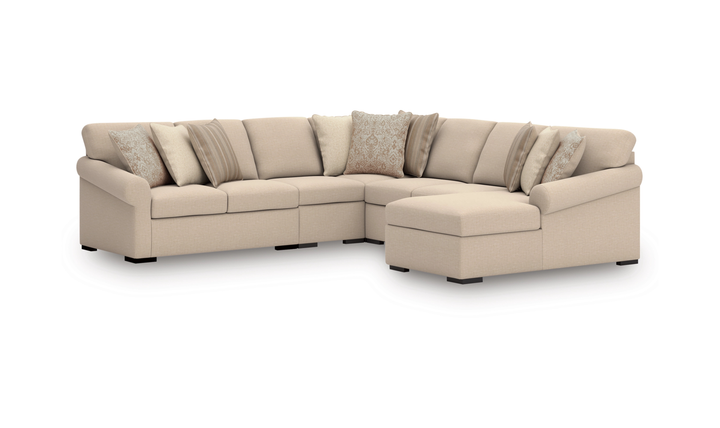 Modern Furniture LadyMae 5-Piece Sectional Sofa with Chaise-jennifer furniture