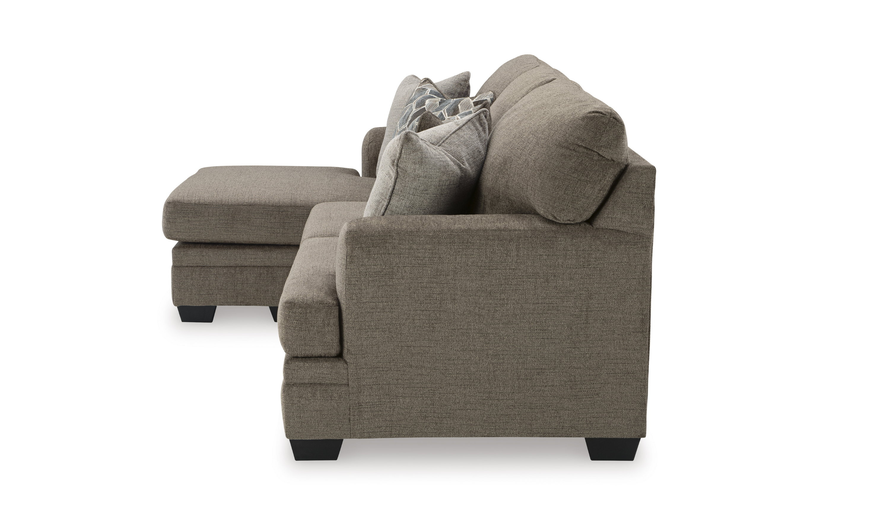 Modern Haritage Stonemeade Fabric Sofa Chaise