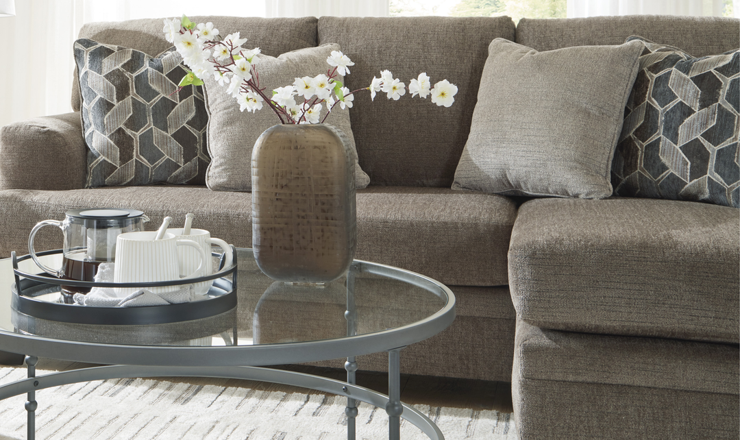 Modern Haritage Stonemeade Fabric Sofa Chaise