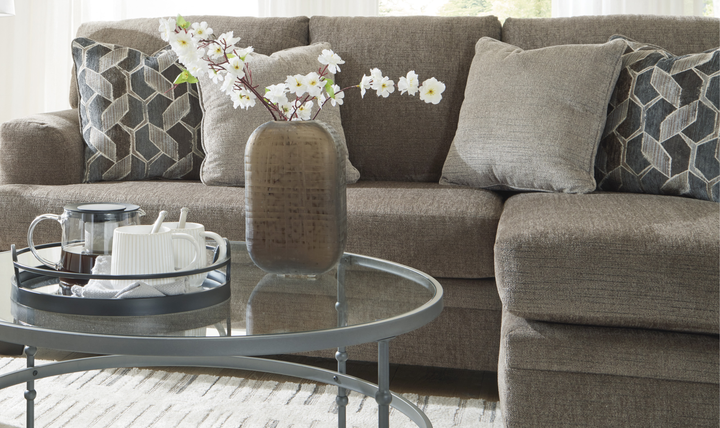 Modern Haritage Stonemeade Fabric Sofa Chaise