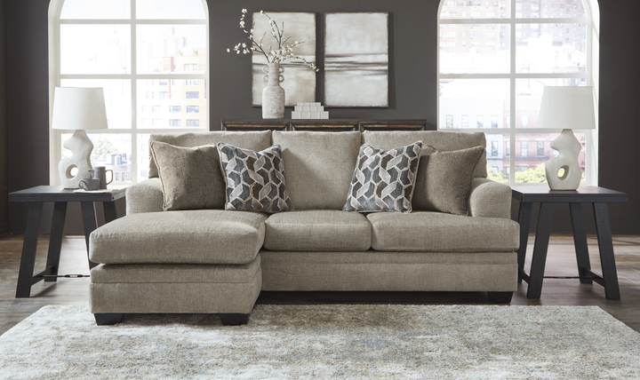 Modern Haritage Stonemeade Fabric Sofa Chaise