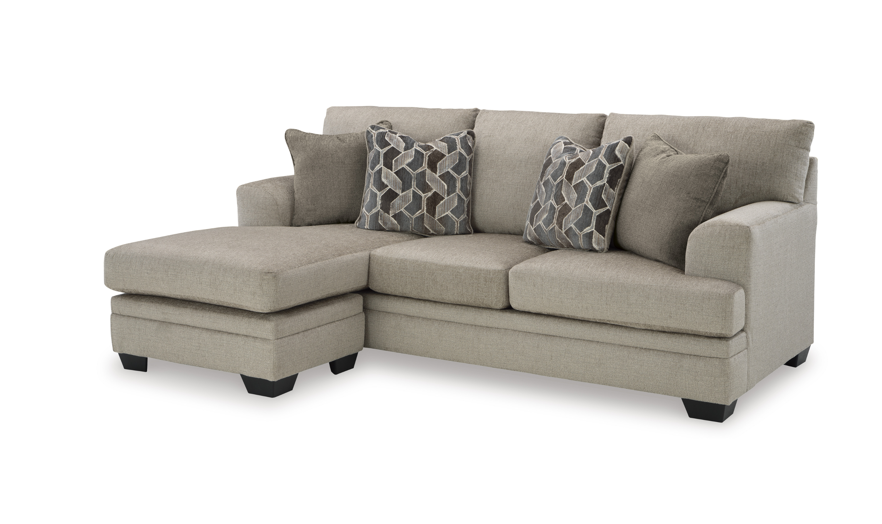 Modern Haritage Stonemeade Fabric Sofa Chaise