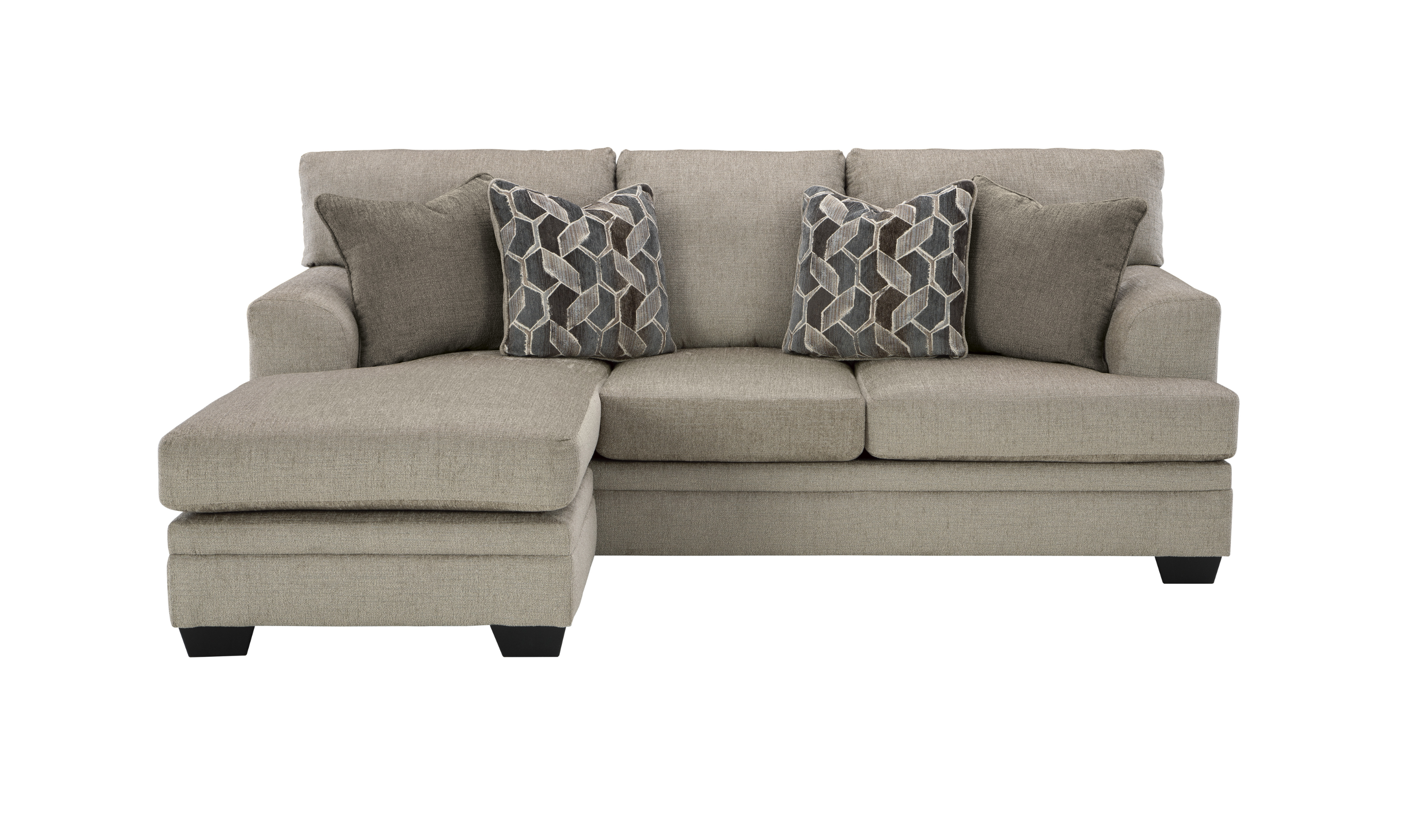 Modern Haritage Stonemeade Fabric Sofa Chaise
