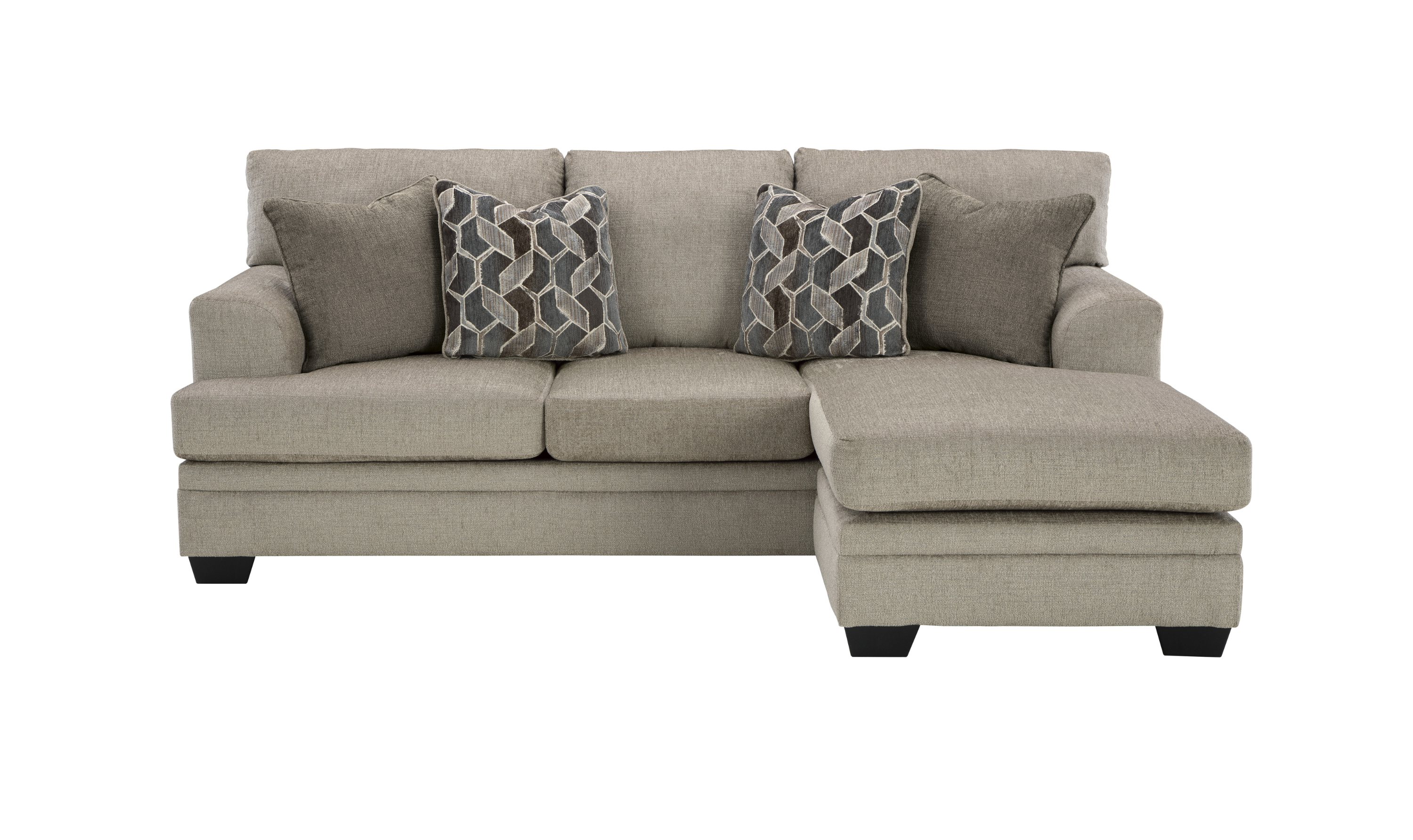 Modern Haritage Stonemeade Fabric Sofa Chaise