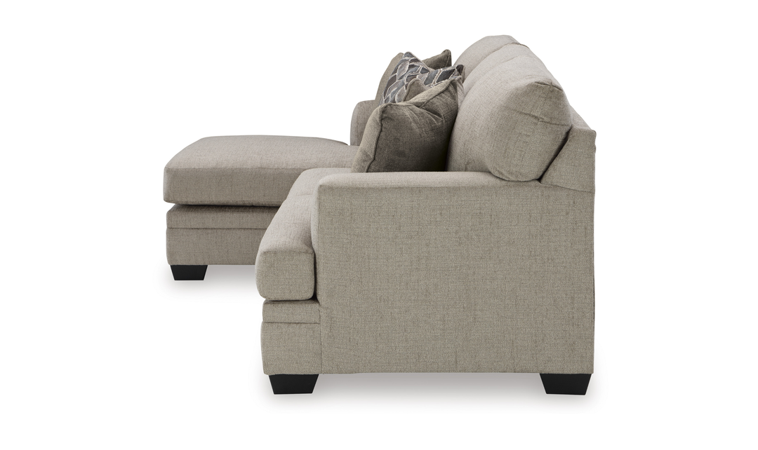 Modern Haritage Stonemeade Fabric Sofa Chaise