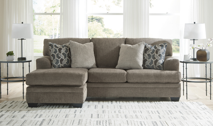 Modern Haritage Stonemeade Fabric Sofa Chaise