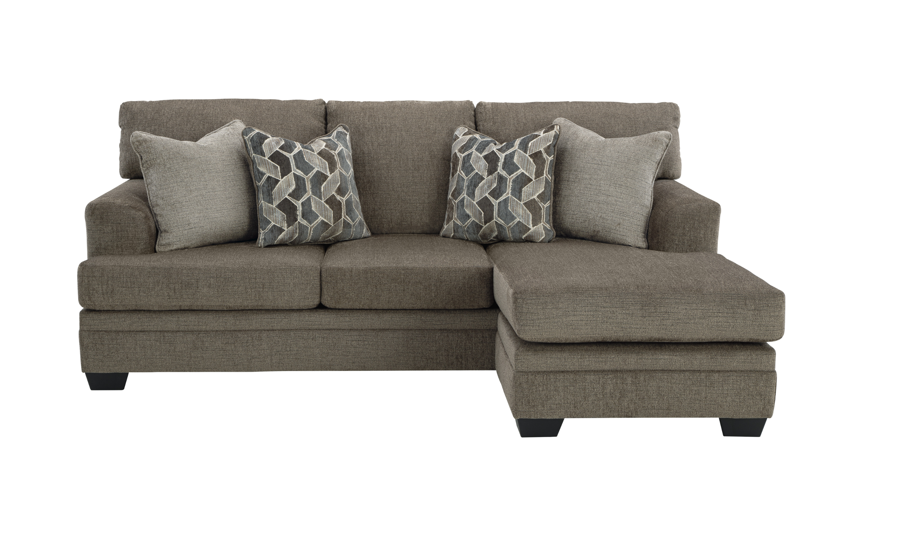 Modern Haritage Stonemeade Fabric Sofa Chaise