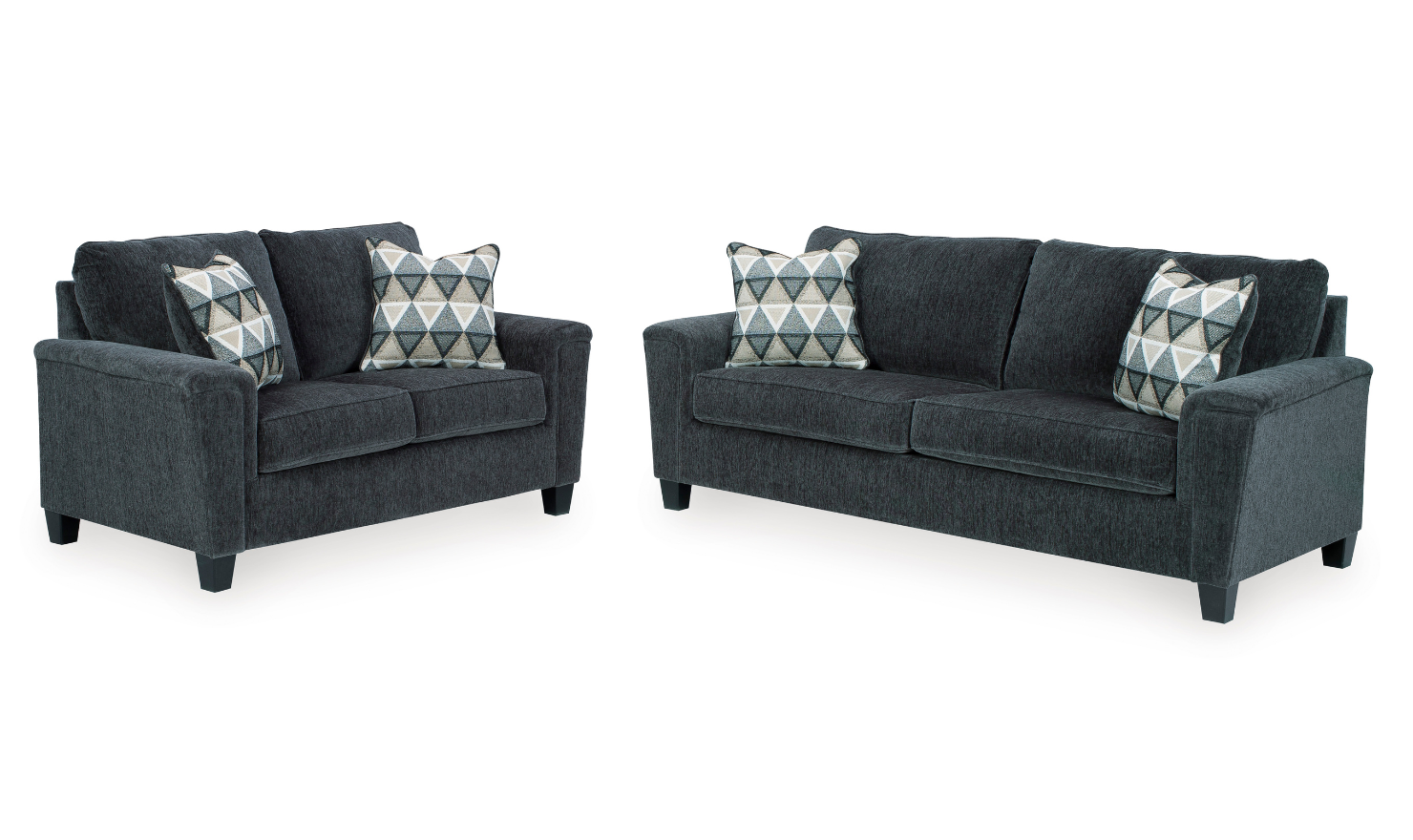 Modern Heritage Abinger 2 Piece Fabric Living Room Set (Sofa + Loveseat)