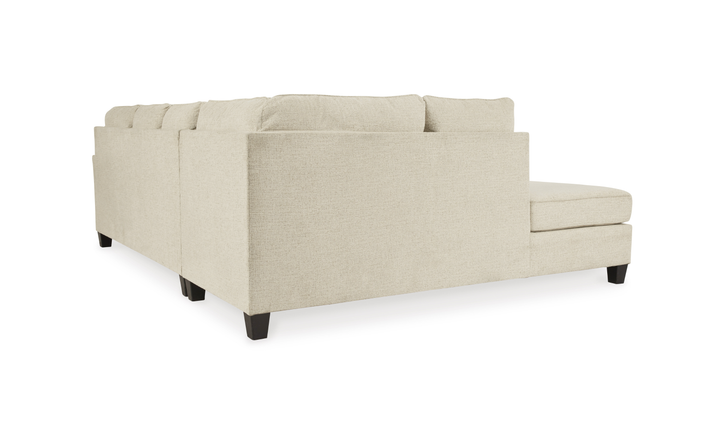 Modern Heritage Abinger L-shaped Fabric Sleeper Sectional Sofa with Chaise