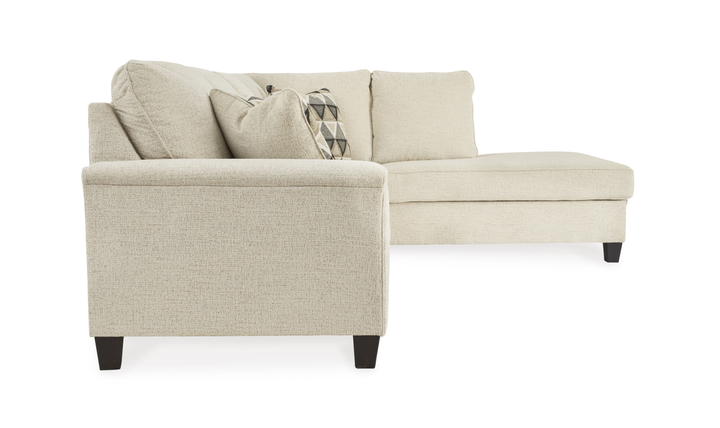 Modern Heritage Abinger L-shaped Fabric Sleeper Sectional Sofa with Chaise