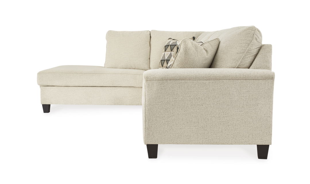 Modern Heritage Abinger L-shaped Fabric Sleeper Sectional Sofa with Chaise