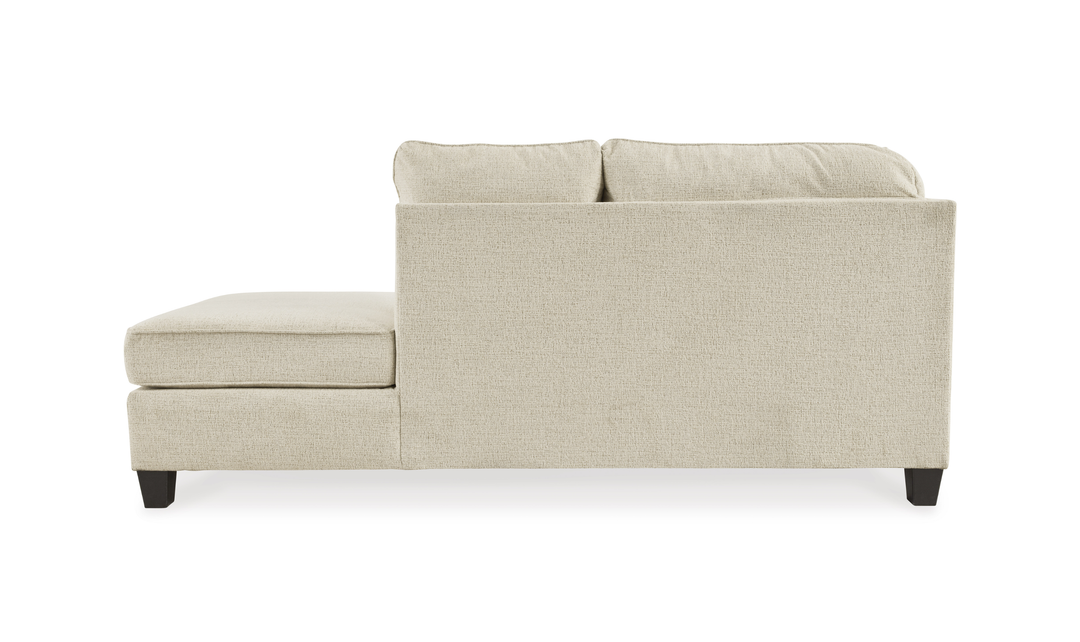 Modern Heritage Abinger L-shaped Fabric Sleeper Sectional Sofa with Chaise