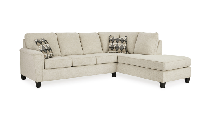 Modern Heritage Abinger L-shaped Fabric Sleeper Sectional Sofa with Chaise