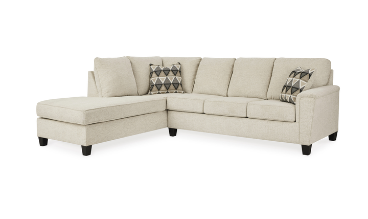Modern Heritage Abinger L-shaped Fabric Sleeper Sectional Sofa with Chaise