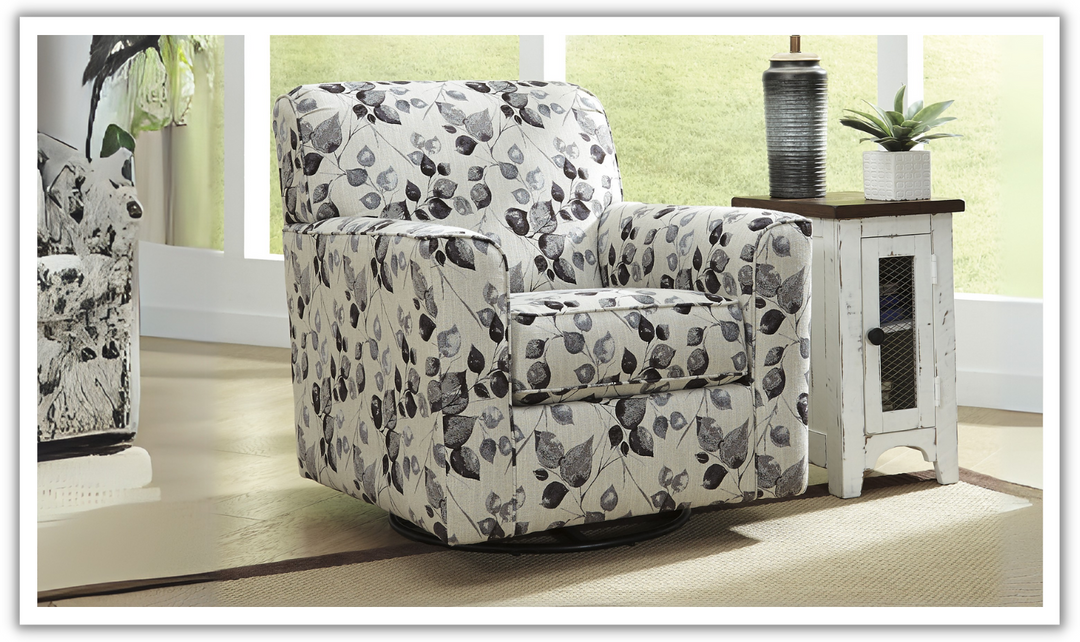 Modern Heritage Abney Swivel Accent Chair-Jennifer Furniture