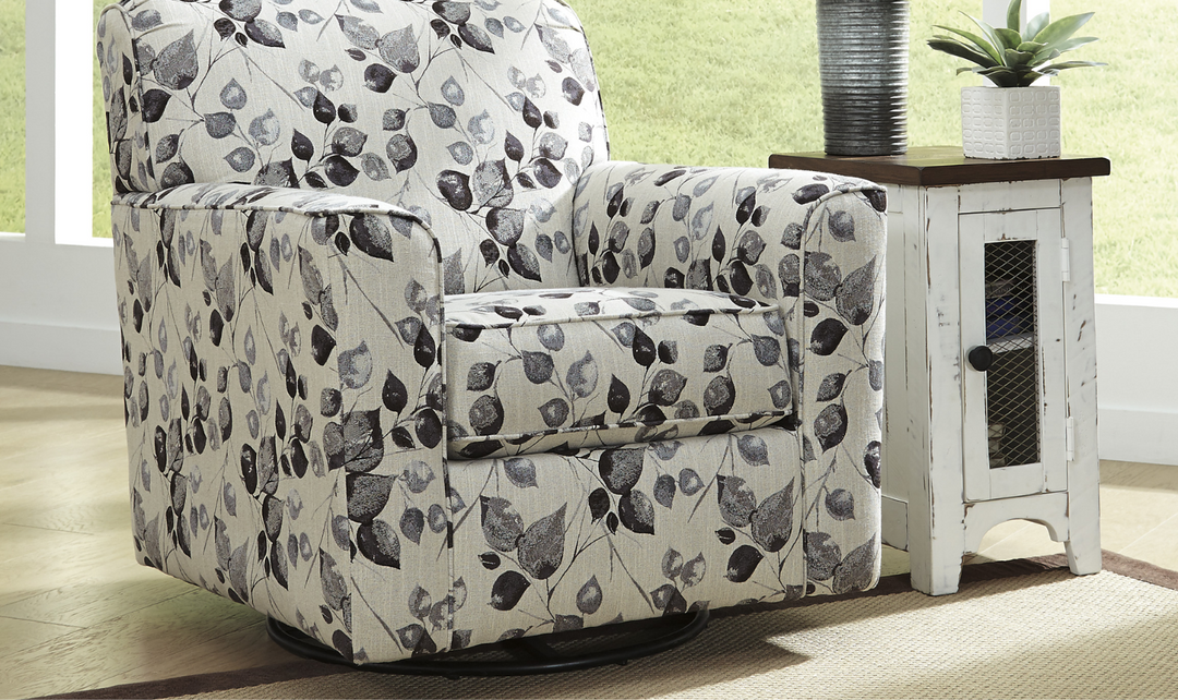 Modern Heritage Abney Swivel Accent Chair-Jennifer Furniture