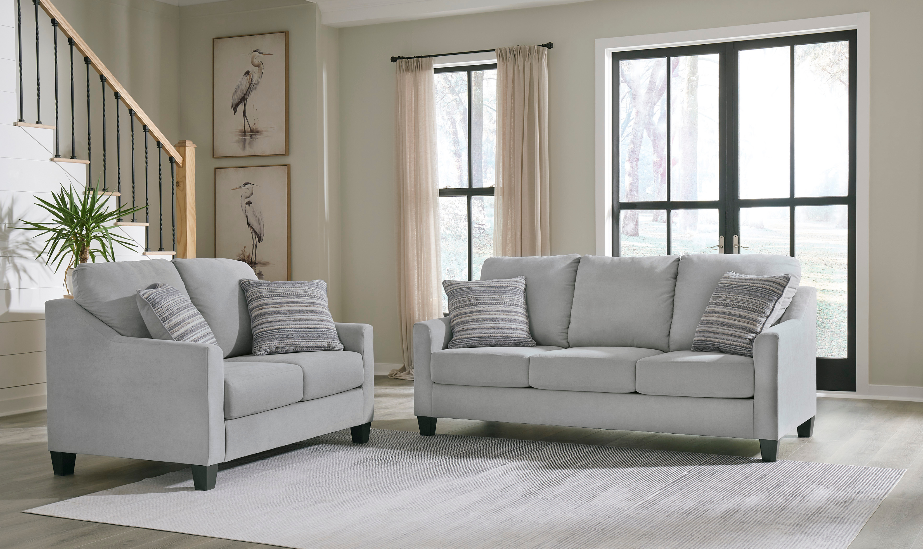 Modern Heritage Adlai Fabric Living Room Set