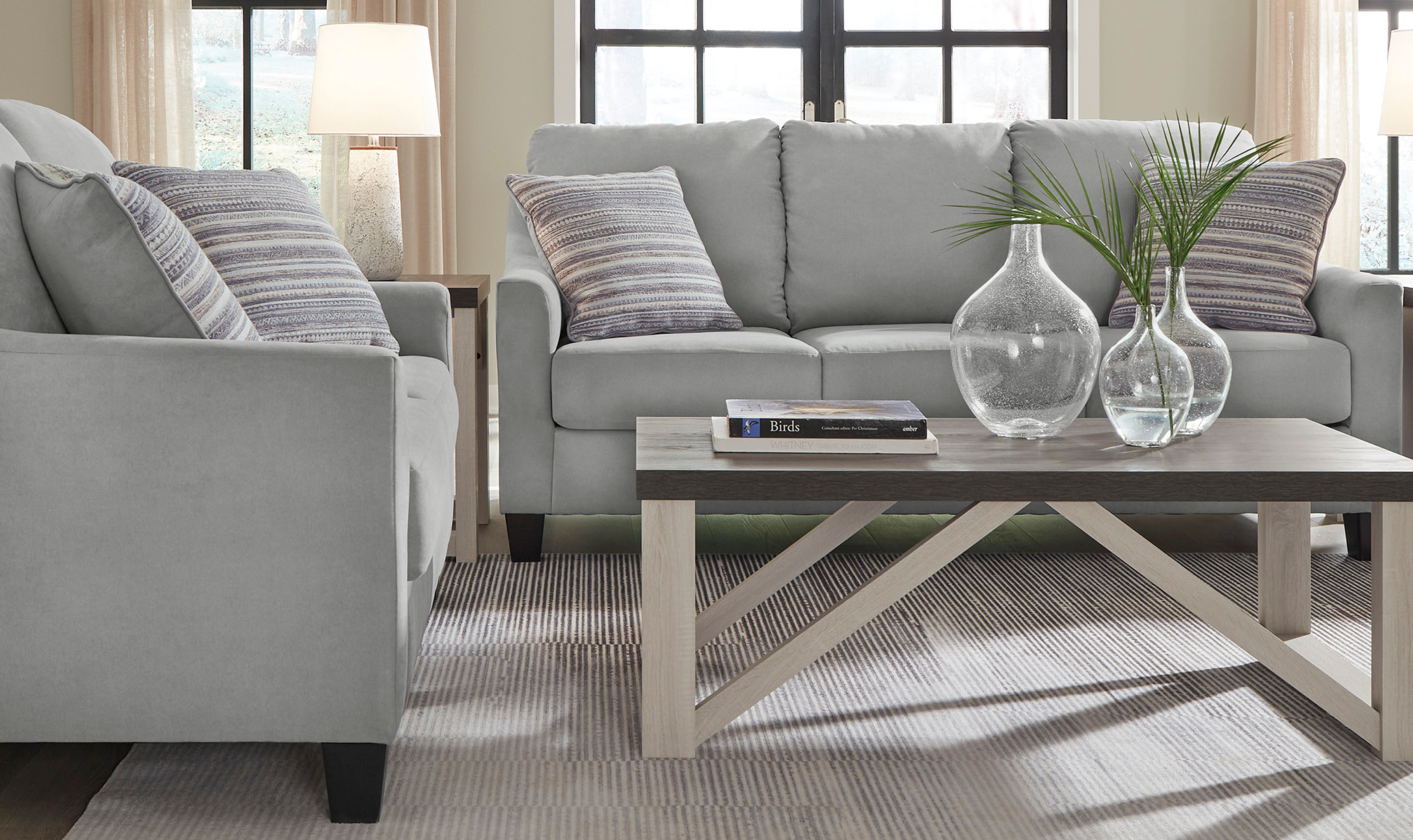 Modern Heritage Adlai Fabric Living Room Set