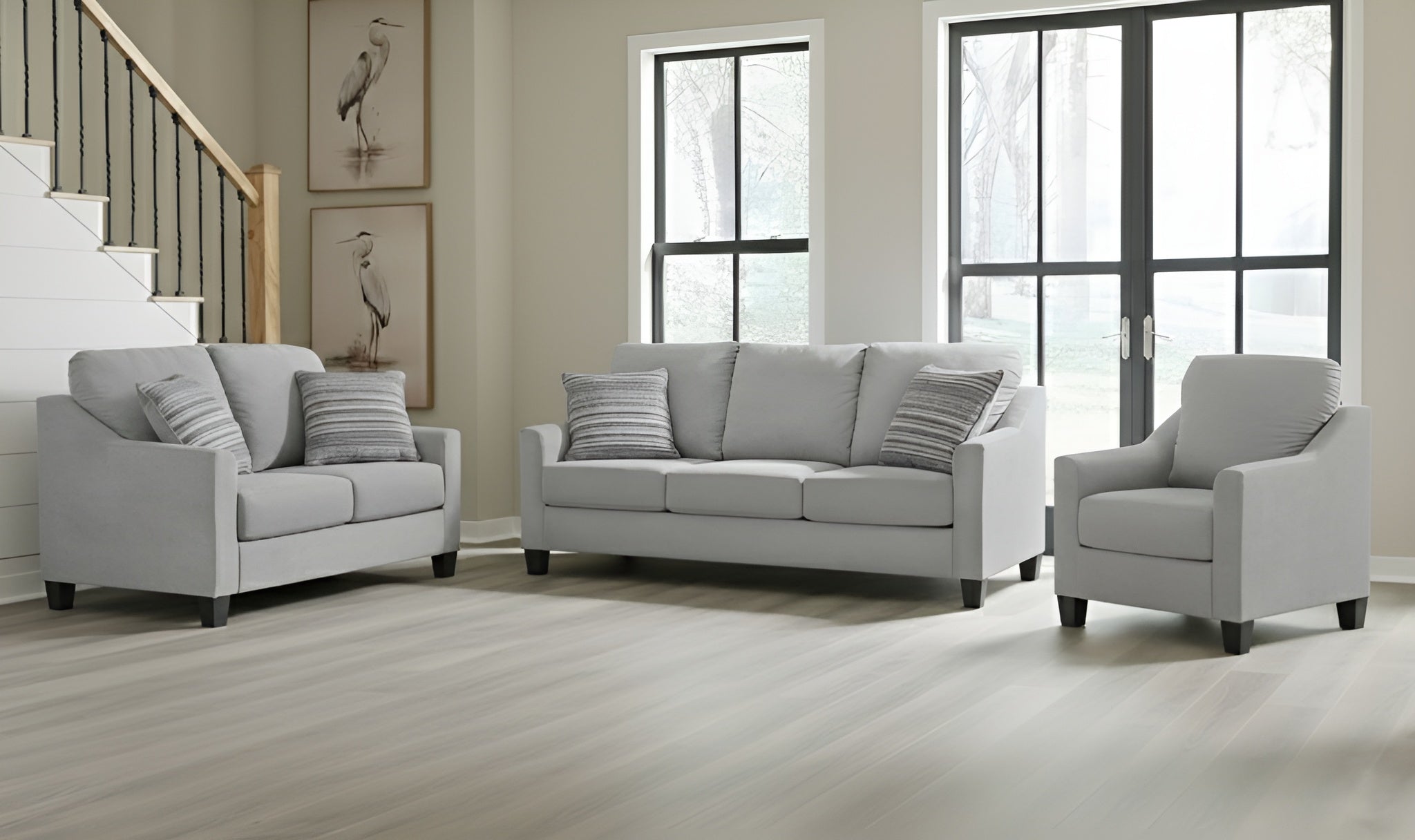 Modern Heritage Adlai Fabric Living Room Set