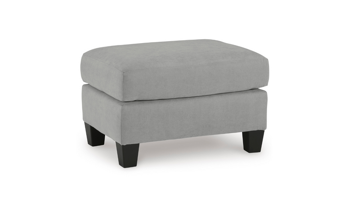 Modern Heritage Adlai Firmly Cushioned Fabric Ottoman