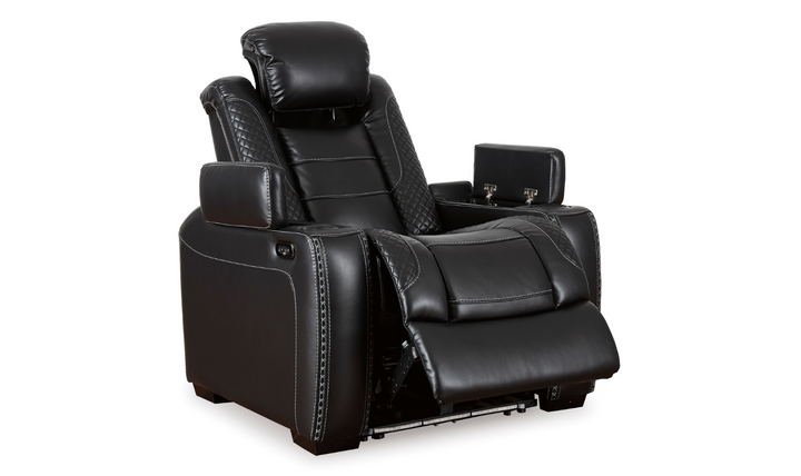 Modern Heritage Adonia Midnight Leather Power Reclining Chair