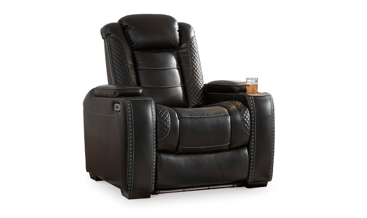 Modern Heritage Adonia Midnight Leather Power Reclining Chair