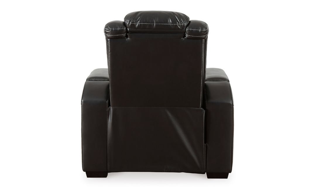 Modern Heritage Adonia Midnight Leather Power Reclining Chair