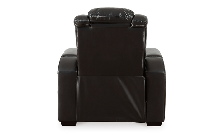 Modern Heritage Adonia Midnight Leather Power Reclining Chair