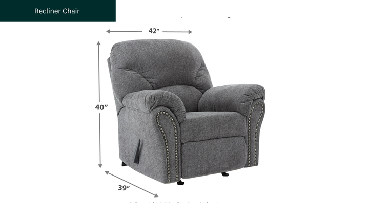 Modern Heritage Allmaxx Living Room Set in Gray