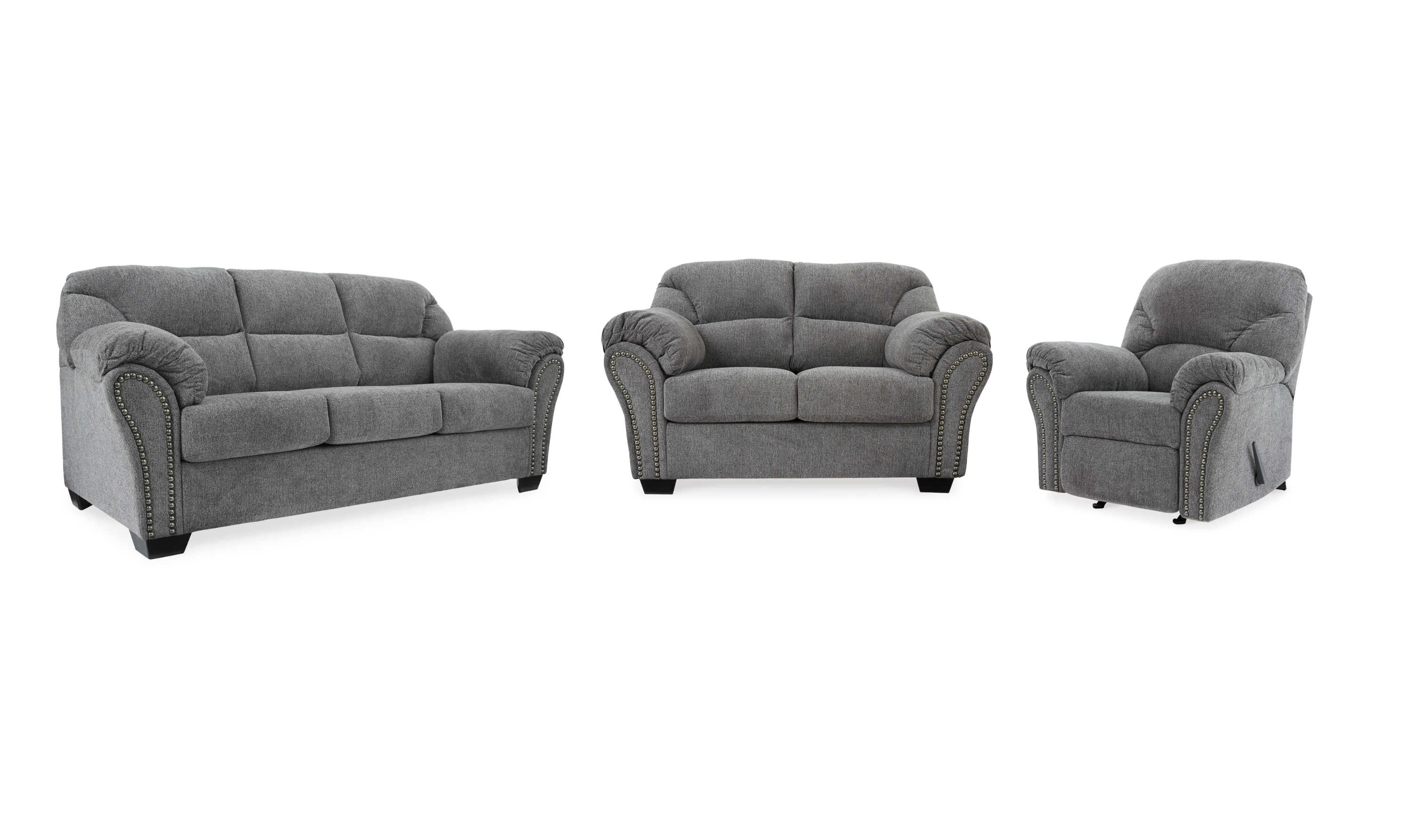 Modern Heritage Allmaxx Living Room Set in Gray